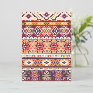 Invitation Tribal Aztec
