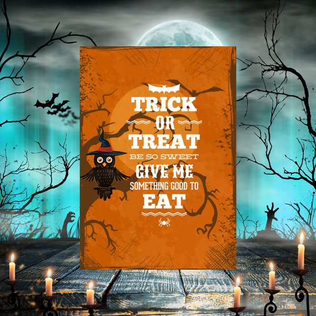 Invitation Trick or Treat Be So Sweet Halloween Party (Créateur téléchargé)
