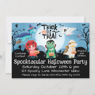 Invitation Trick or Treat Spooktacular Halloween Party