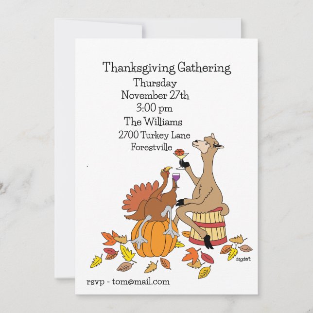 Invitation Trinquons à la Saison (Devant)