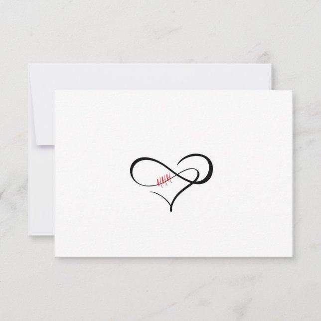 Invitation Triple H Infinity Heart (Devant)