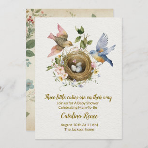 Invitation Triple the Joy : Une fête pour nos Triplets !