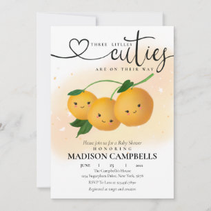 Invitation Triplet trois petites villes sont en route