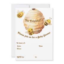 Invitation Trois Abeilles