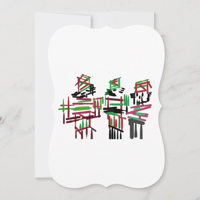 Invitation Trois casse-noix de Noël  (Devant)