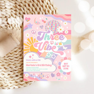 Invitation Trois Est Une Vibration Anniversaire 3 Ans Disco S