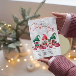 Invitation Trois mignons Gnomes