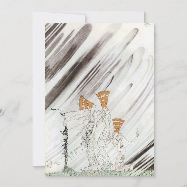 Invitation Trois princes à Blue Mountain par Kay Nielsen (Devant)