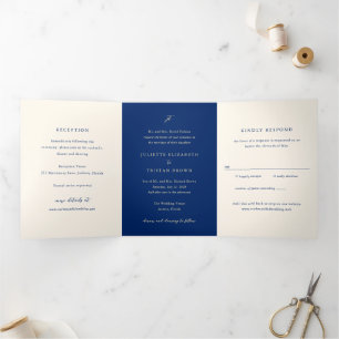 INVITATION TROIS VOLETS 