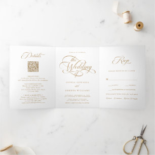 INVITATION TROIS VOLETS