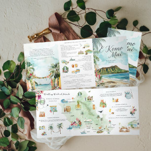 INVITATION TROIS VOLETS