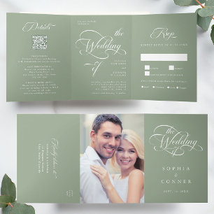 INVITATION TROIS VOLETS