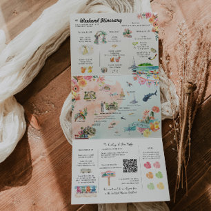 INVITATION TROIS VOLETS