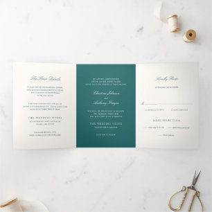 INVITATION TROIS VOLETS 