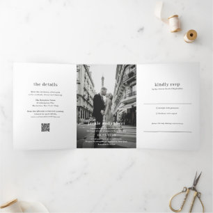 INVITATION TROIS VOLETS