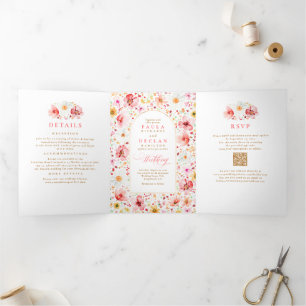 INVITATION TROIS VOLETS
