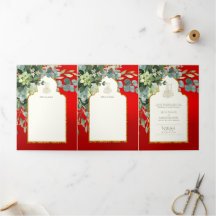 6 pg NIKAH WALIMAH Mariage de verdure rouge or 6pg