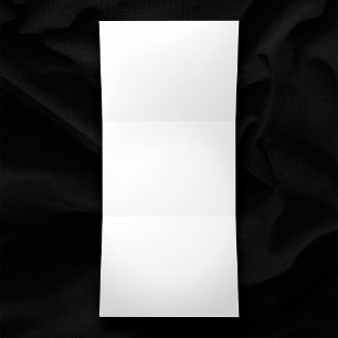Invitation Trois Volets Blanc blanc clair 5 po x 7 po Mariage horizontal