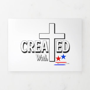 Invitation Trois Volets Créé avec les Etats-Unis Happy 4 juillet