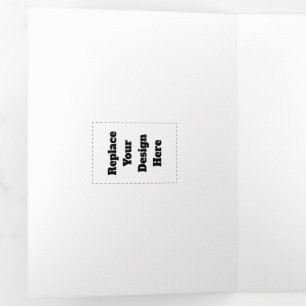 Invitation Trois Volets Créez votre propre blanc 