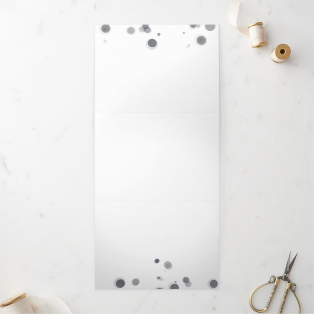 Invitation Trois Volets Créez Votre Propre Personnalisé (Extérieur)