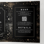 Crescent Moon Stars Celestin Black Mariage Photo