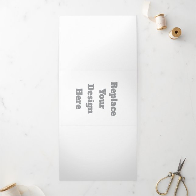 Invitation Trois Volets  Custom Wedding Gift – Create Your Own Personalize (Extérieur)