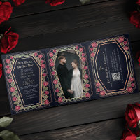 Décès nous faire partie Rose bleu gothique Mariage
