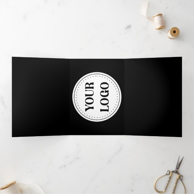 Invitation Trois Volets Élégant, contemporain, poli et personnalisable. (Intérieur)