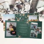 Invitation Trois Volets Flore botanique des agrumes de Noël | 7 Photo<br><div class="desc">Doté de fleurs d'agrumes séchées à l'aquarelle moderne et élégante, dans des tons doux et muets. Envoyez à votre famille et à vos amis une carte de vacances de style collage unique avec vos photos de famille préférées. Ajoutez simplement vos coordonnées sur ce modèle facile à utiliser pour en faire...</div>