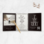 Invitation Trois Volets La Dolce Vita Mariage Vintage<br><div class="desc">La Dolce Vita Vintage Mariage Triple Invitation</div>
