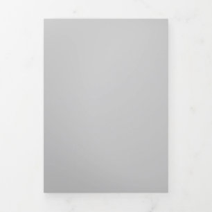 Invitation Trois Volets Motif Géométrique Gris Clair - Décoration d'Été