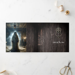 Invitation Trois Volets N'ayez pas peur de la fête d'Halloween