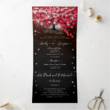 Tout En Un Élégant Cœur Rouge Et Rose Feuille Mari
