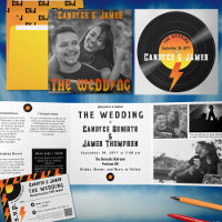 Unique Metal Music Album Cover B&W Mariage photo