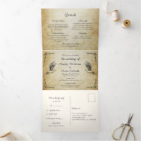 Vintage tout en un mariage