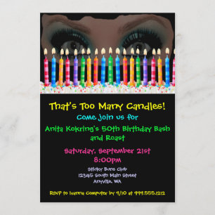 Invitation Trop d'invitations faits sur commande