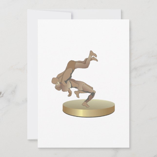 Invitation Trophée de lutte (Devant)