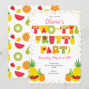 Invitation Tropica, Tutti Frutti, Été, Fille 2e