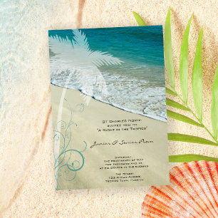 Invitation Tropical Beach Junior / Senior Prom