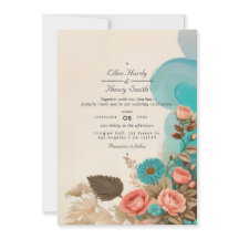 Tropical Blues & Greens Eco-friendly Beach Wedding