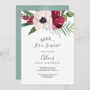 Invitation Tropical Breeze Surprise Party