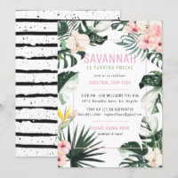 Tropical Chic | Fête d'anniversaire de Monstera Ex