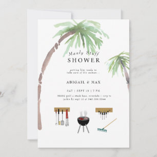 Invitation Tropical Honey Do Couples Wedding shower Invitatia
