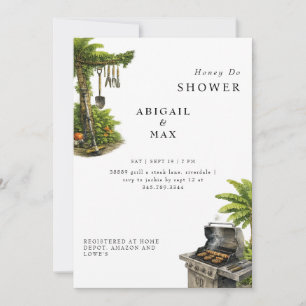 Invitation Tropical Honey Do Outils de douche pour couples