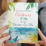 Invitation Tropical I Christmas En Juillet<br><div class="desc">Célébrez le plaisir festif des vacances dans la chaleur ensoleillée de l'été avec notre invitation de fête "Noël en juillet"! Cette invitation magnifiquement conçue présente un lettrage simple et élégant et une illustration arrière - plan vibrante d'une plage d'été, créant un délicieux mélange d'esprit de vacances et de vibrations saisonnières....</div>