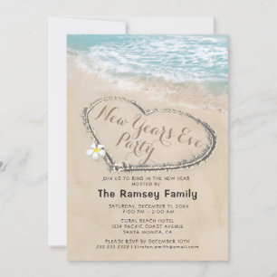 Invitation Tropical Thème Nouvel An Soirée