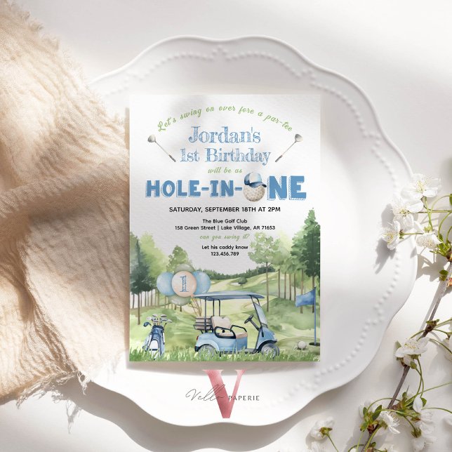 Invitation TROU DANS UN Âge N'IMPORTE QUEL ÂGE Golf Maître In (Créateur téléchargé)