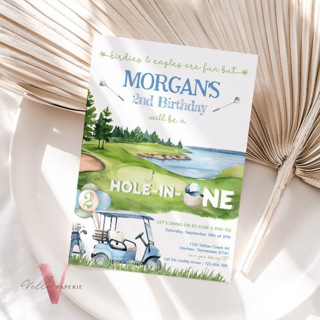 Invitation TROU DANS UN Âge N'IMPORTE QUEL ÂGE Golf Maître In (Créateur téléchargé)