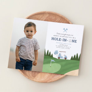 Invitation Trou en un Golf 1er Anniversaire Photo